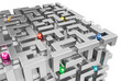 Concept - Moving in a 3d maze world