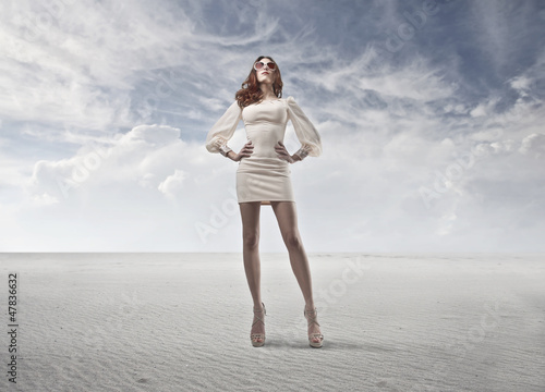 Photo: Woman in White Woman in White