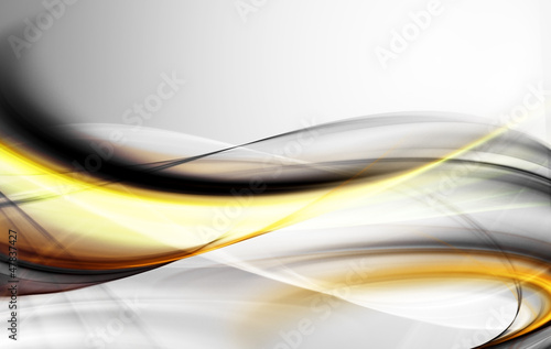 Illustration: Awesome grunge gold fractal swirl Awesome grunge gold fractal swirl