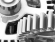 3d gears. Work concept.