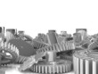 3d gears. Work concept.