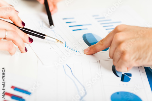 Photo: People at work during a business meeting People at work during a business meeting