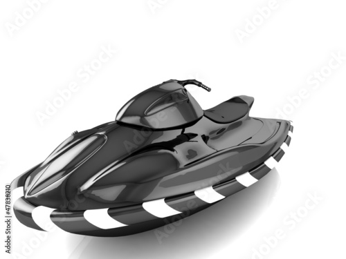 Illustration: Water scooter. Water scooter.