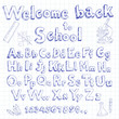 welcome back to school font