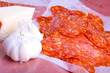 Itailan style lunch meats and ingredients