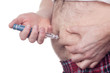 Fat Man Insulin Injection