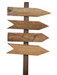 wooden sign background message