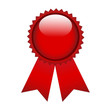 Red prize ribbon