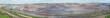 Panorama of pit mine