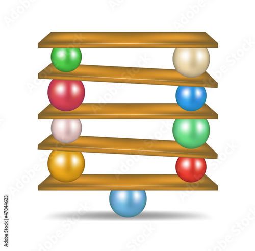 Illustration: Balanced balls Balanced balls