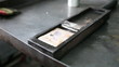 gold ingot of smelted gold shavings