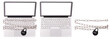 computer security concept with clipping path