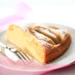 Stück Apfelkuchen