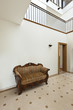 beautiful apartment, interior, corridor with antique furniture