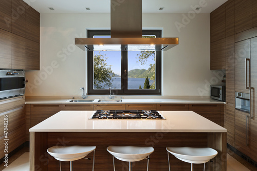 Photo: beautiful apartment, interior, kitchen beautiful apartment, interior, kitchen