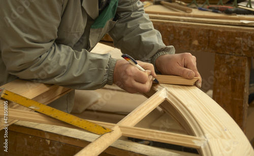 Photo: carpenter at work carpenter at work