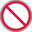 Verbots-Schild