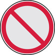 Verbots-Schild
