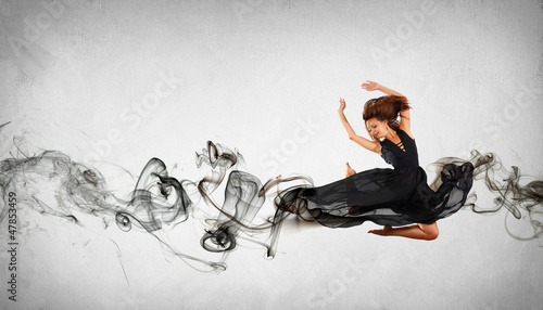 Photo: Modern style dancer posing Modern style dancer posing