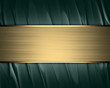 Gold Background with gold nameplate for writing.