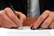 Signature de l'acte officiel
