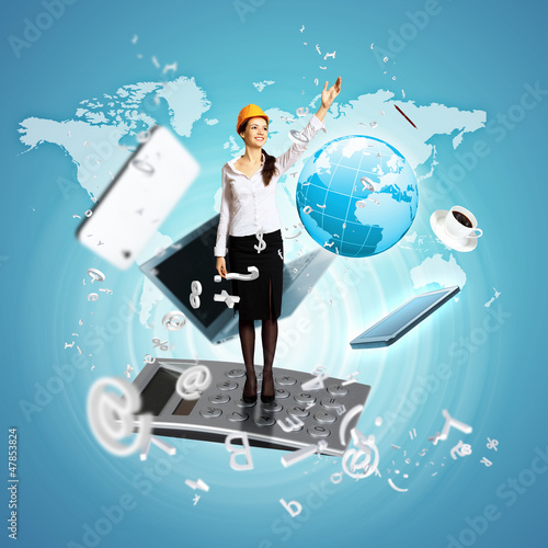 Photo: Modern technology illustration Modern technology illustration