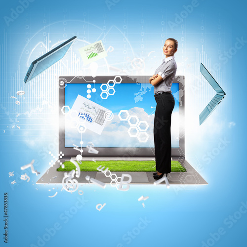 Photo: Modern technology illustration Modern technology illustration