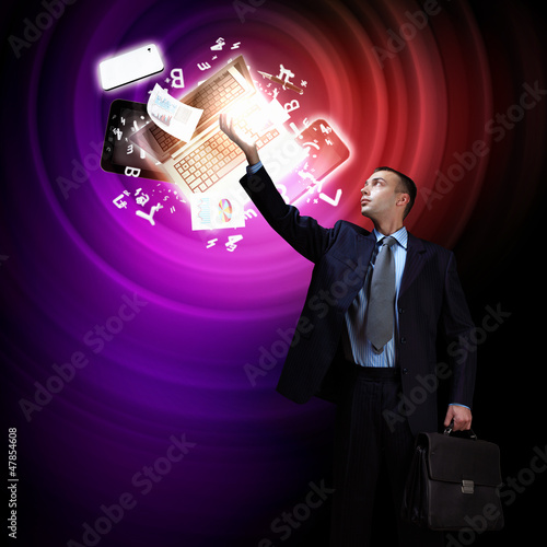 Photo: Modern technology in business Modern technology in business