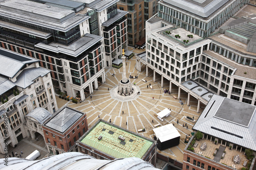 Photo: London with Paternoster Square from St Paul's Cathedral, UK London with Paternoster Square from St Paul's Cathedral, UK