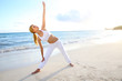 Beautiful Woman Doing Yoga Exe...
