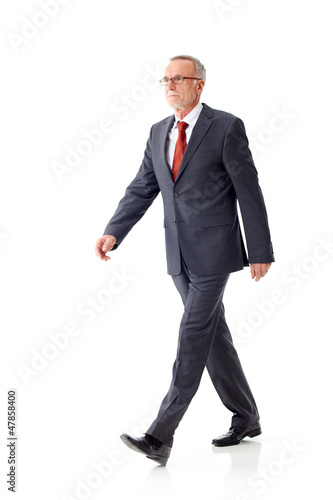 Photo: Walking mature business man 3 Walking mature business man 3