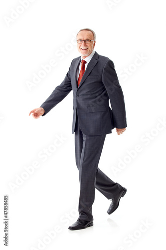 Photo: Walking mature business man 4 Walking mature business man 4