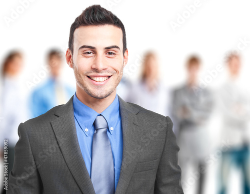 Photo: Smiling manager Smiling manager