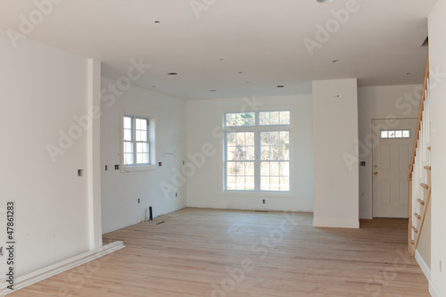 Photo: New Residential Home Interior Empty New Residential Home Interior Empty