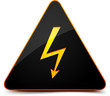 High voltage sign