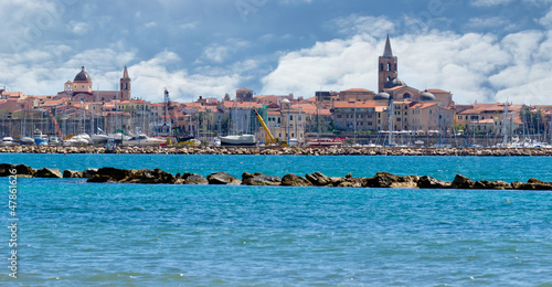 Photo: Alghero seen from the beach Alghero seen from the beach
