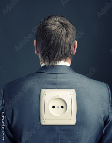 Photo: Businessman robot Businessman robot