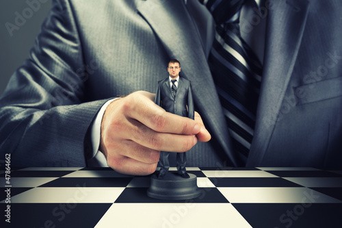 Photo: Business chess Business chess