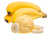 Bananeneis vor ganzen Bananen
