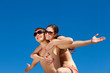 Photo: Happy Young Couple Together On The Beach Happy Young Couple Together On The Beach