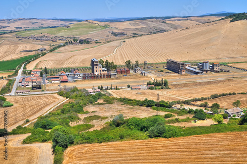 Photo: Panoramic view of Tarquinia. Lazio. Italy. Panoramic view of Tarquinia. Lazio. Italy.