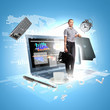 Modern technology illustration