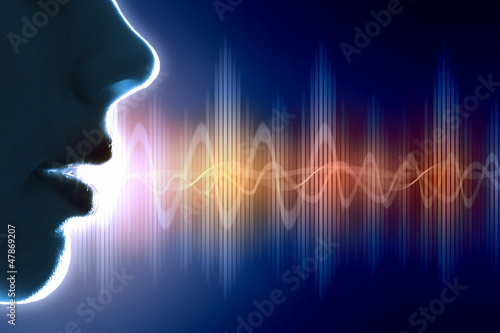Photo: Sound wave illustration Sound wave illustration