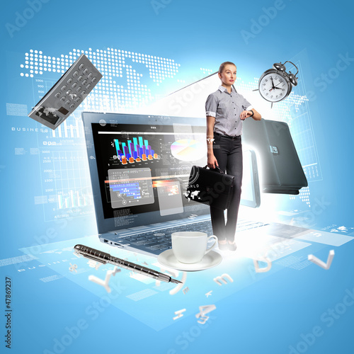 Photo: Modern technology illustration Modern technology illustration