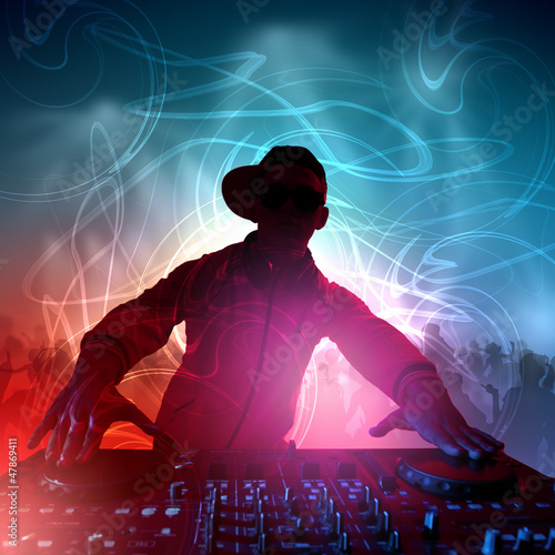 Photo: dj and mixer dj and mixer
