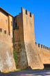 Fortified walls. Tuscania. Lazio. Italy.