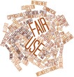 Word cloud for Fair use