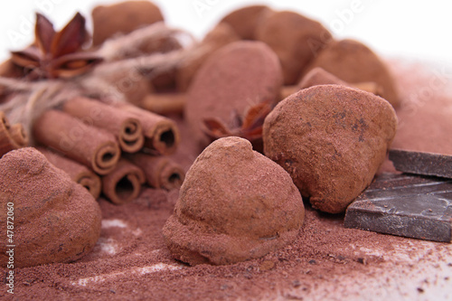 Photo: chocolate truffe chocolate truffe