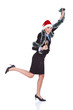 funny  santa businesswoman