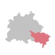 Treptow-Köpenick - Serie: Pixelkarte Berliner Stadtteile